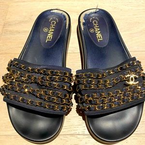CHANEL TROPICONIC SLIDES
